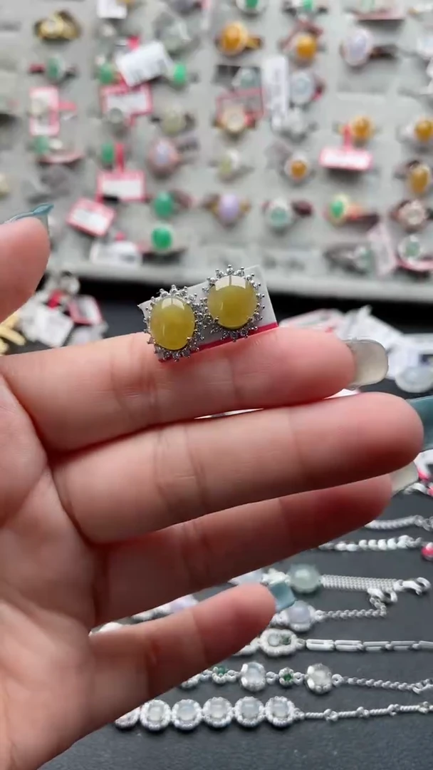 【闪购商品】翡翠戒指银S925镶嵌111111---5