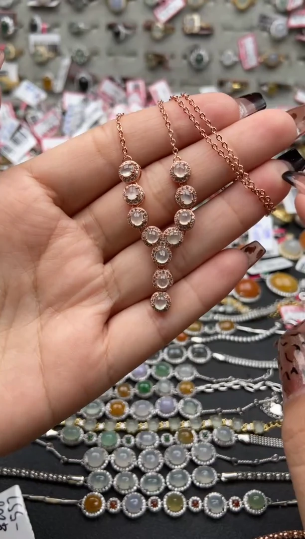 【闪购商品】翡翠戒指银S925镶嵌33333---6