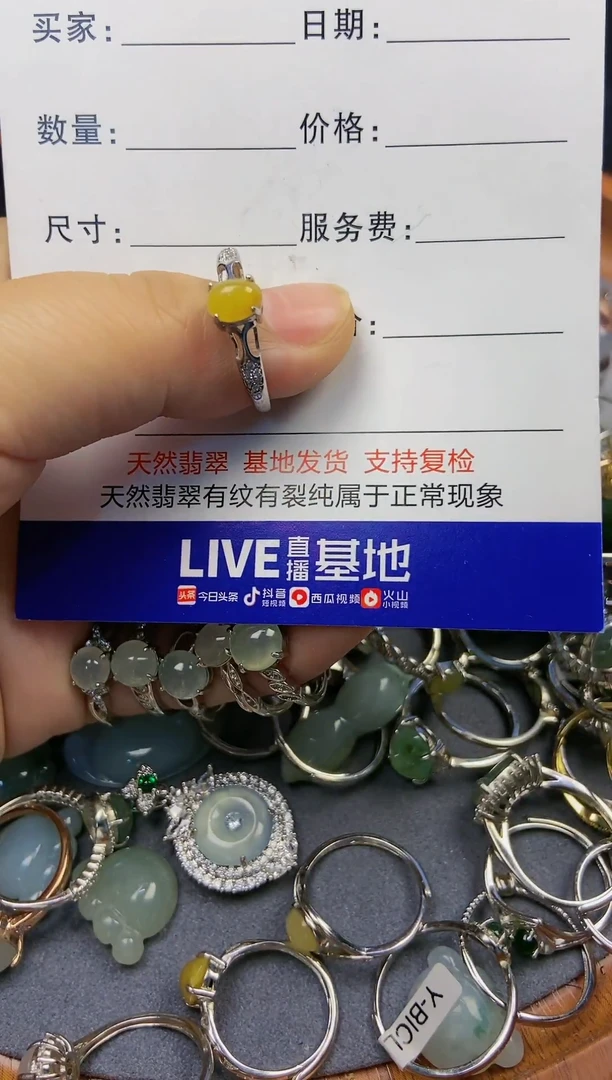 【闪购商品】翡翠戒指未镶嵌1