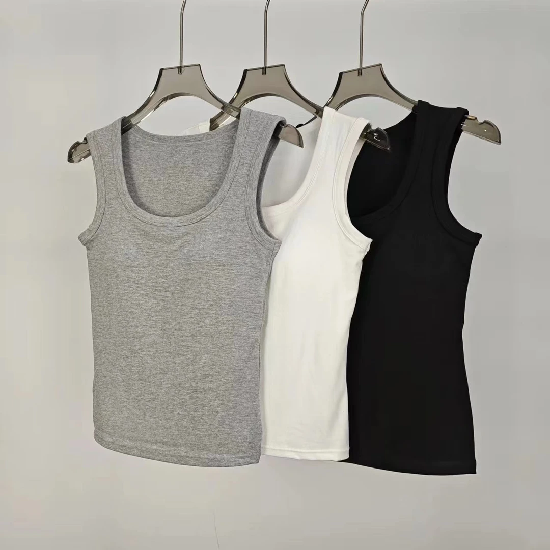 螺纹背心（固定杯）运动百搭时尚休闲修身FV1222