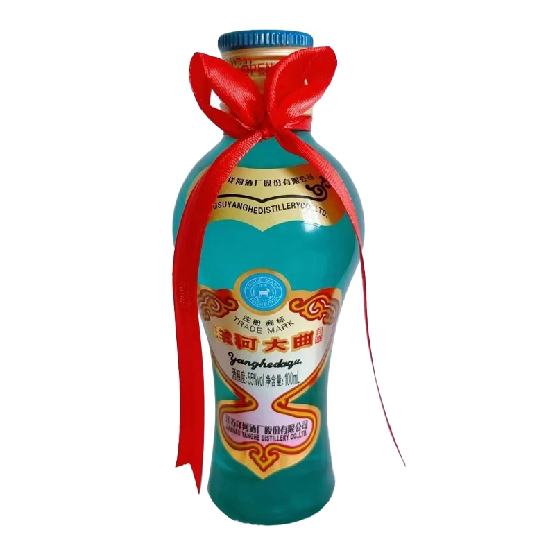 洋河大曲老天蓝  绵柔 浓香型白酒55度100ml
