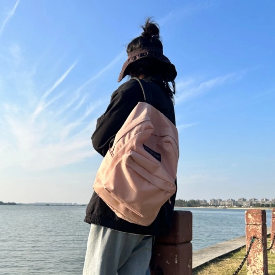 Jansport双肩包男潮流女大学生初中男学生书包双背包休闲简约户外