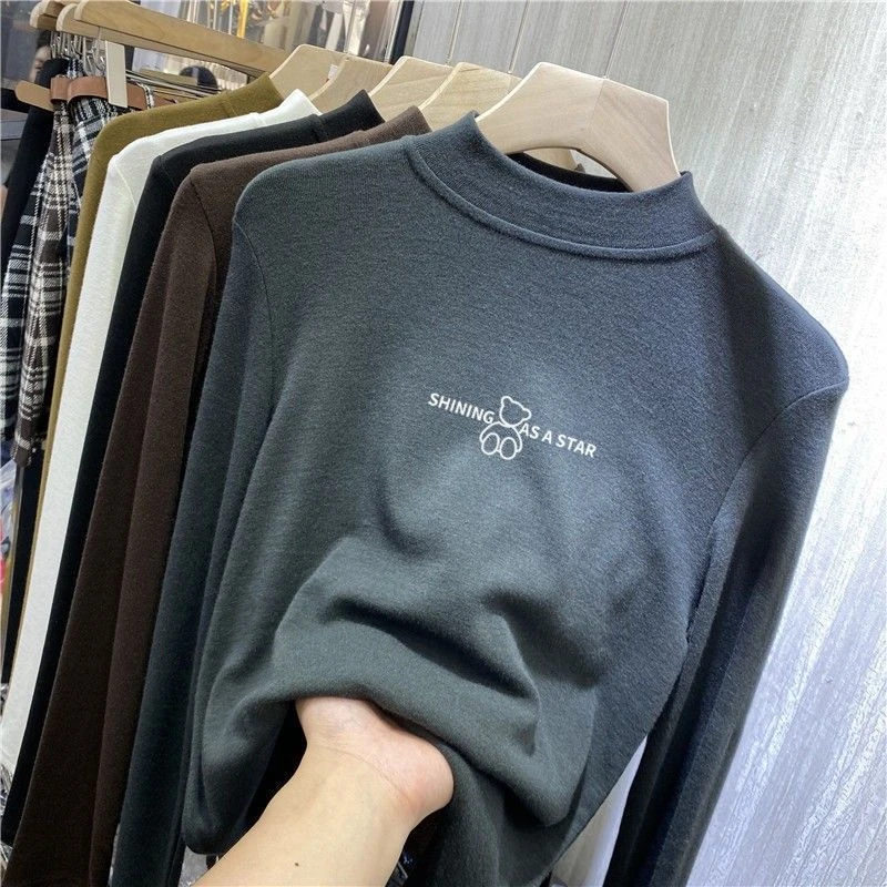 【冬季精选】童打底衫男女童德绒圆领长袖T宝宝打底衫打底上衣D92