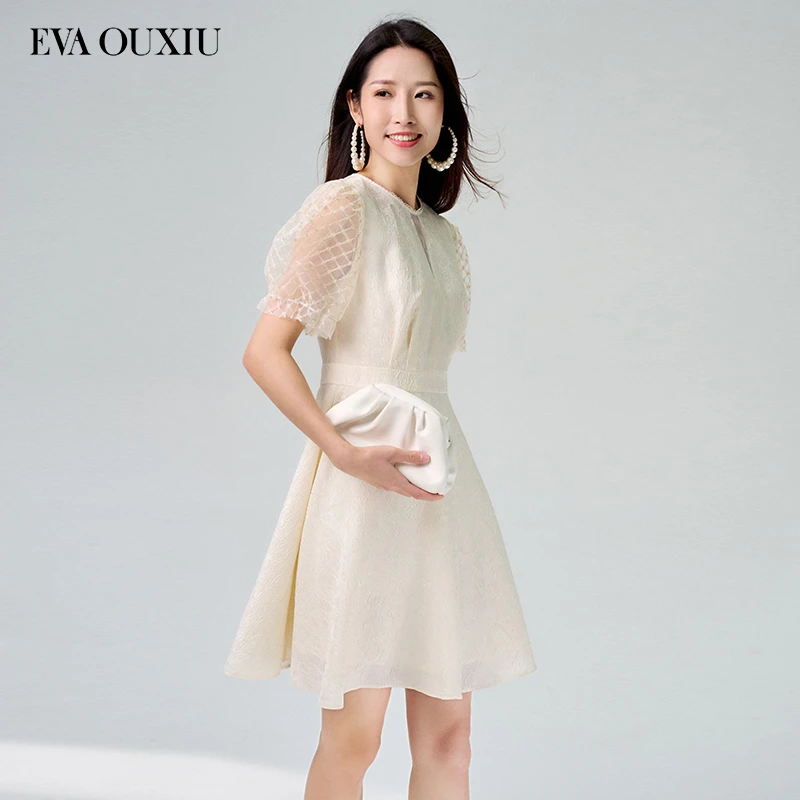 【达人专属】EVA OUXIU/伊华欧秀连衣裙 32KAQ2873