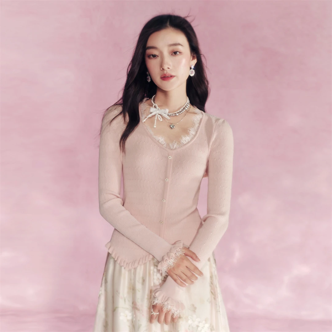 【诗语专属】EVA OUXIU/伊华欧秀针织上衣43WZM5098