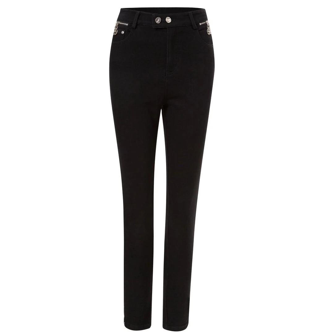 【千颂妮专享】EVA OUXIU/伊华欧秀牛仔裤E25NK9081