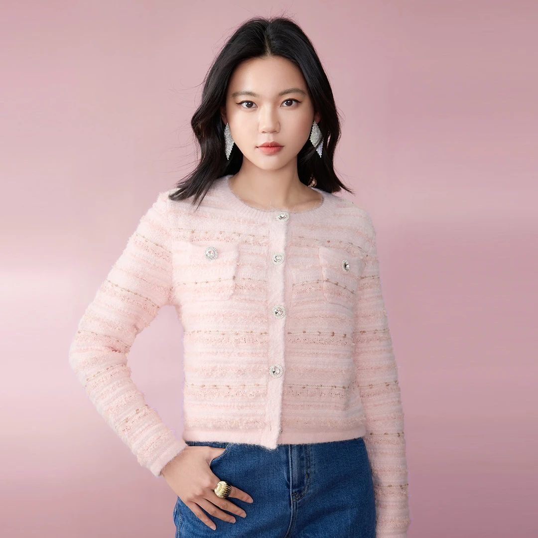 【高高甄选】EVA OUXIU/伊华欧秀小香风外套43WZS5153