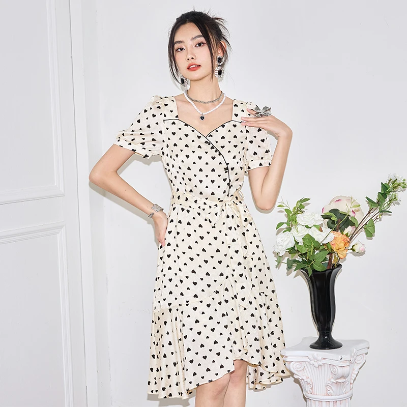 【粉丝专享】EVA OUXIU/伊华欧秀连衣裙42KAQ5025