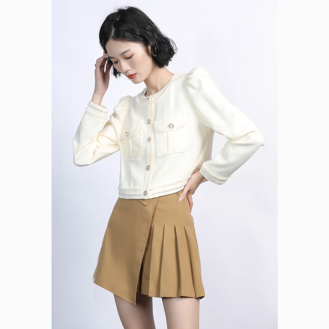 【小云总】EVA OUXIU/伊华欧秀短外套410AS6293