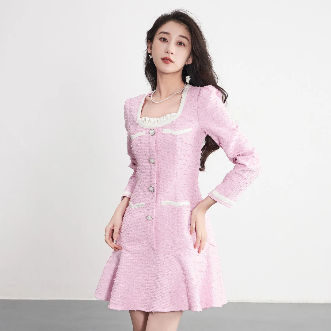 【力力淘】EVA OUXIU/伊华欧秀连衣裙45WAQ5603