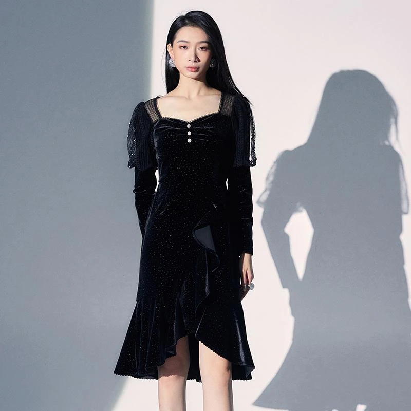 【小云总】EVA OUXIU/伊华欧秀连衣裙35KAQ3935