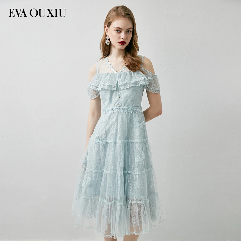 【初依专属】EVA OUXIU/伊华欧秀连衣裙 42WAQ4480