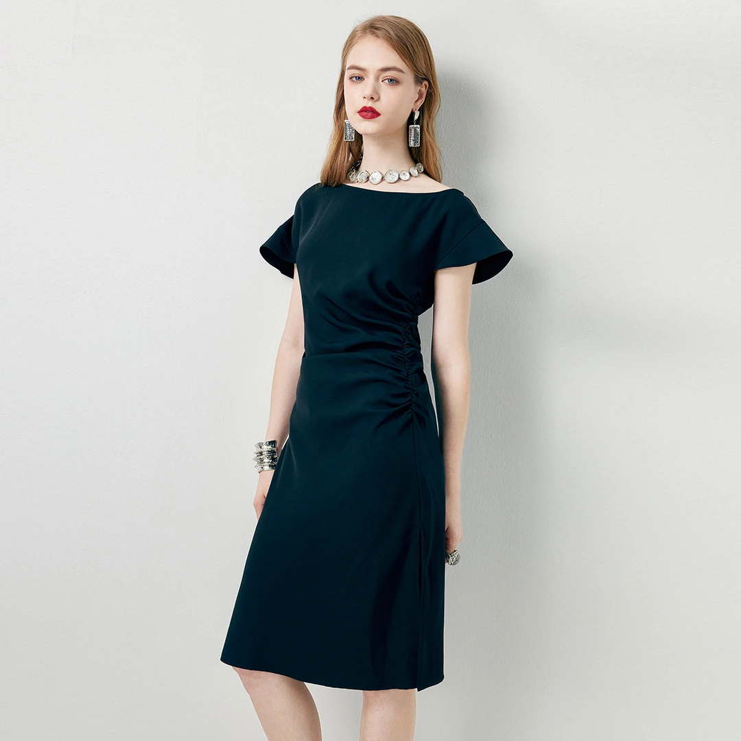 【唐长老】EVA OUXIU/伊华欧秀连衣裙420AQ6781