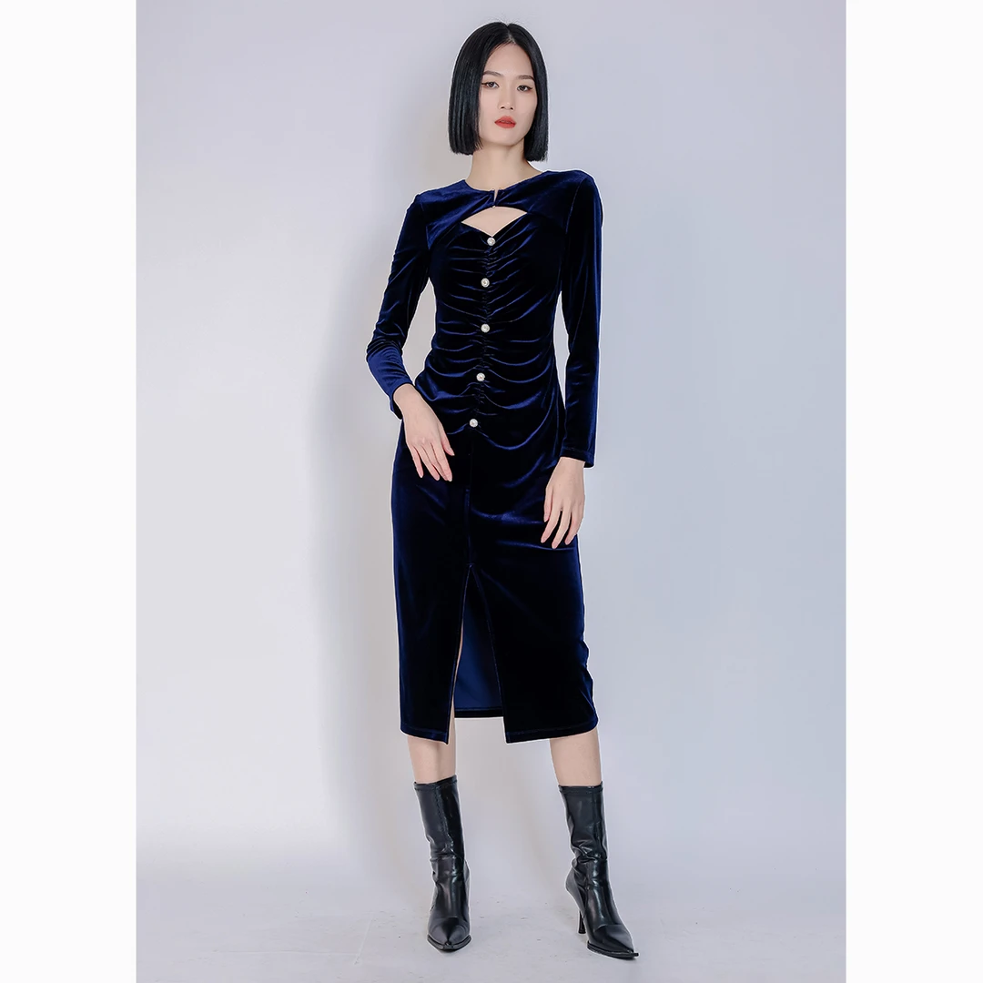 【诗语专属0922】EVA OUXIU/伊华欧秀连衣裙 31KAQ2858