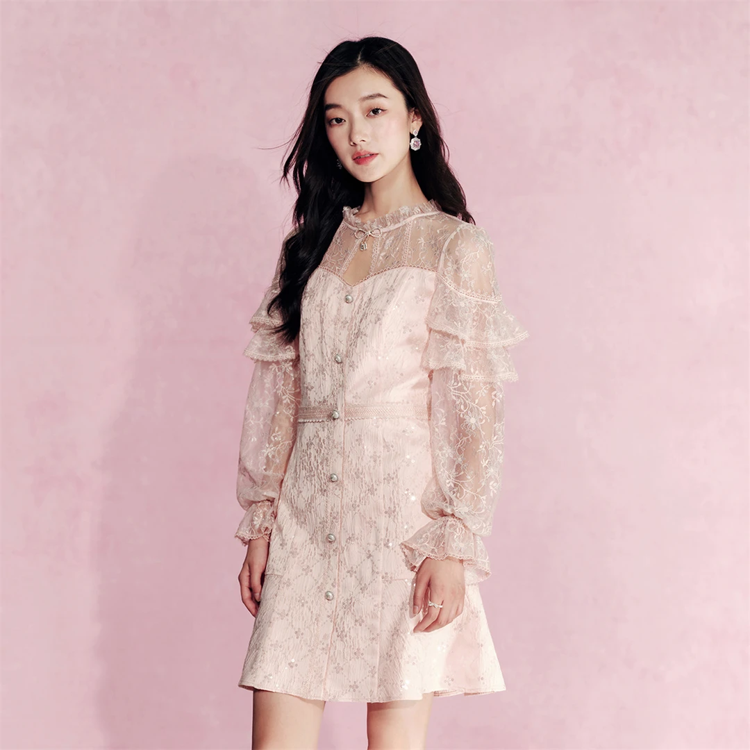 【小铃铛专享】EVA OUXIU/伊华欧秀连衣裙43KAQ4973