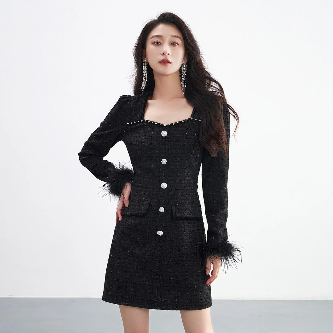 【女乔专属】EVA OUXIU/伊华欧秀连衣裙45KAQ5578