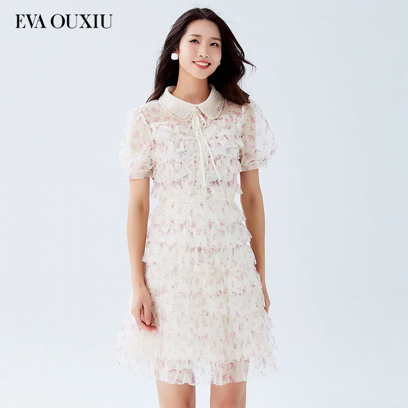 【媛媛女王专享】EVA OUXIU/伊华欧秀连衣裙 32WAQ3285