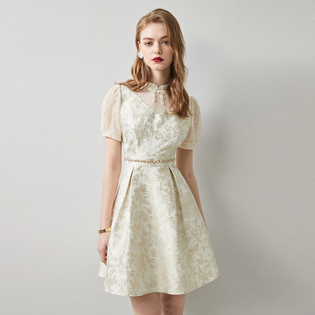 EVA OUXIU/伊华欧秀连衣裙42WAQ4455