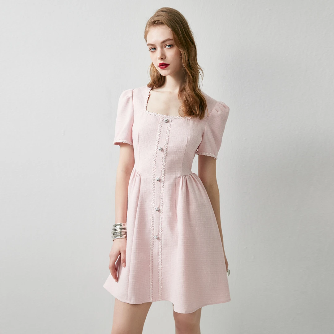 【初依专属】EVA OUXIU/伊华欧秀连衣裙42WAQ4487