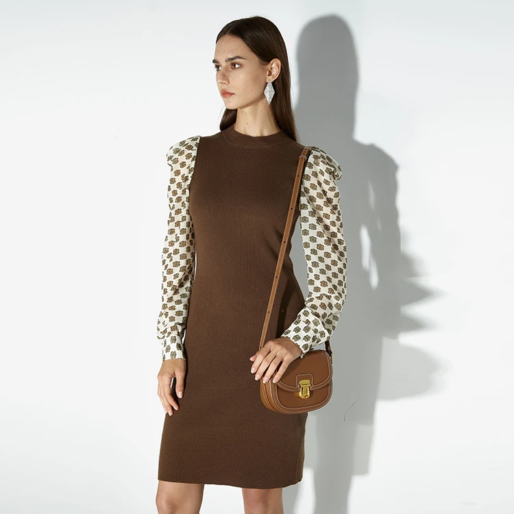 【粉丝专享】EVA OUXIU/伊华欧秀连衣裙E33ZQ0612