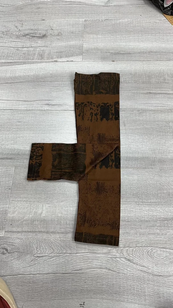 HY    咖色水墨花袖套