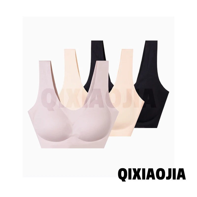 云朵般柔软  舒适无痕内衣无钢圈3D立体承托光面文胸