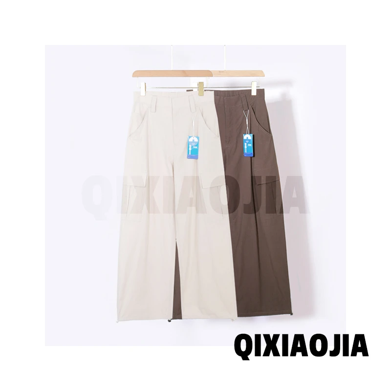 走路带风  复古多口袋直筒显瘦工装裤休闲时髦百搭休闲裤