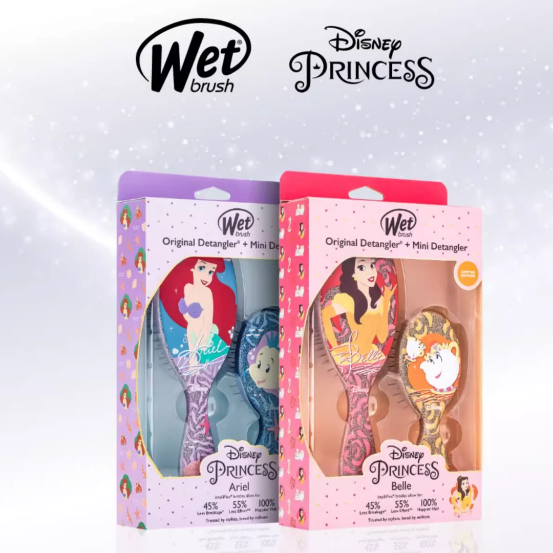 Wetbrush【联名迪士尼】Disney系列套装按摩梳气垫梳顺发神器