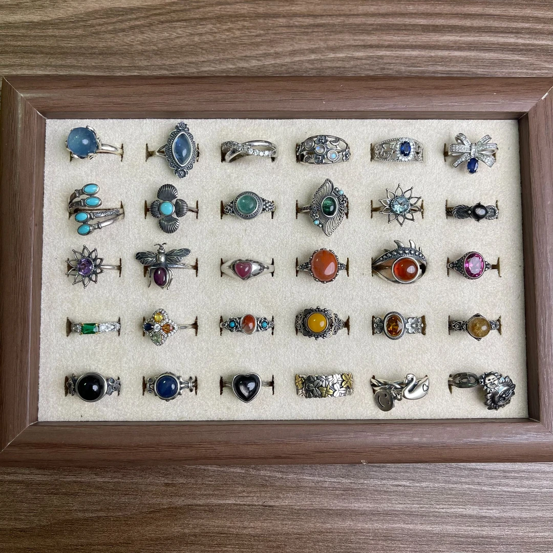 925银银制品 中古回流925银饰品复古风（以直播间为准）