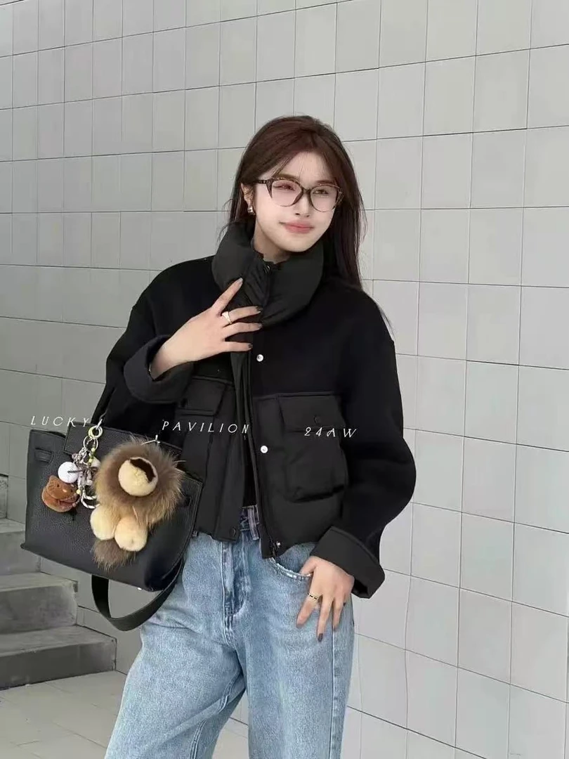 no退no换 谨慎下单 983-13351 休闲个性设计羽绒服外套