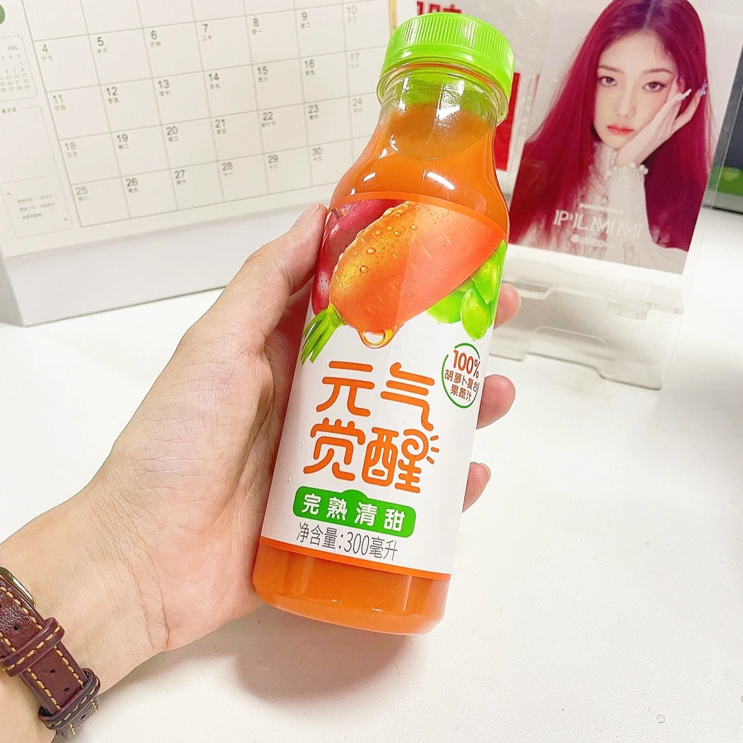 统一元气觉醒NFC果汁:胡萝卜复合果蔬汁|效期至2024.12.2