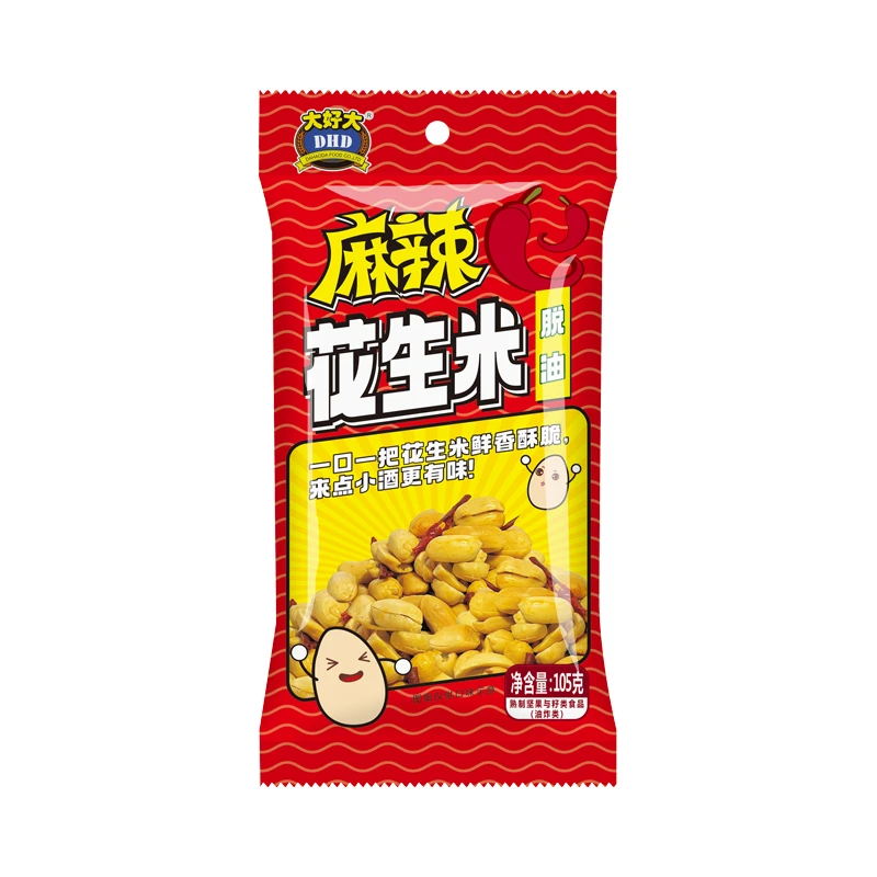 大好大花生米105g蒜香味+麻辣味效期2025.6月