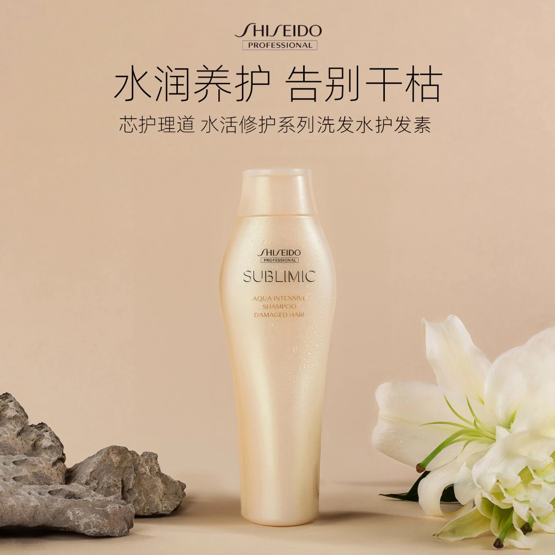 芯护理道水活修护系列洗发护发素柔顺滋养烫染毛躁发质洗发水轻盈