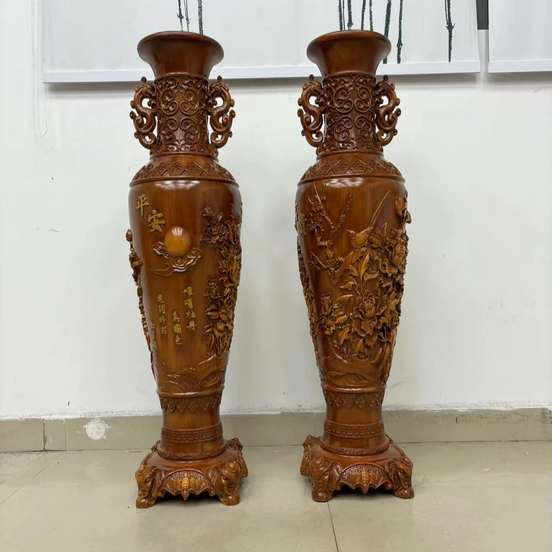 富贵平安花瓶家居摆件