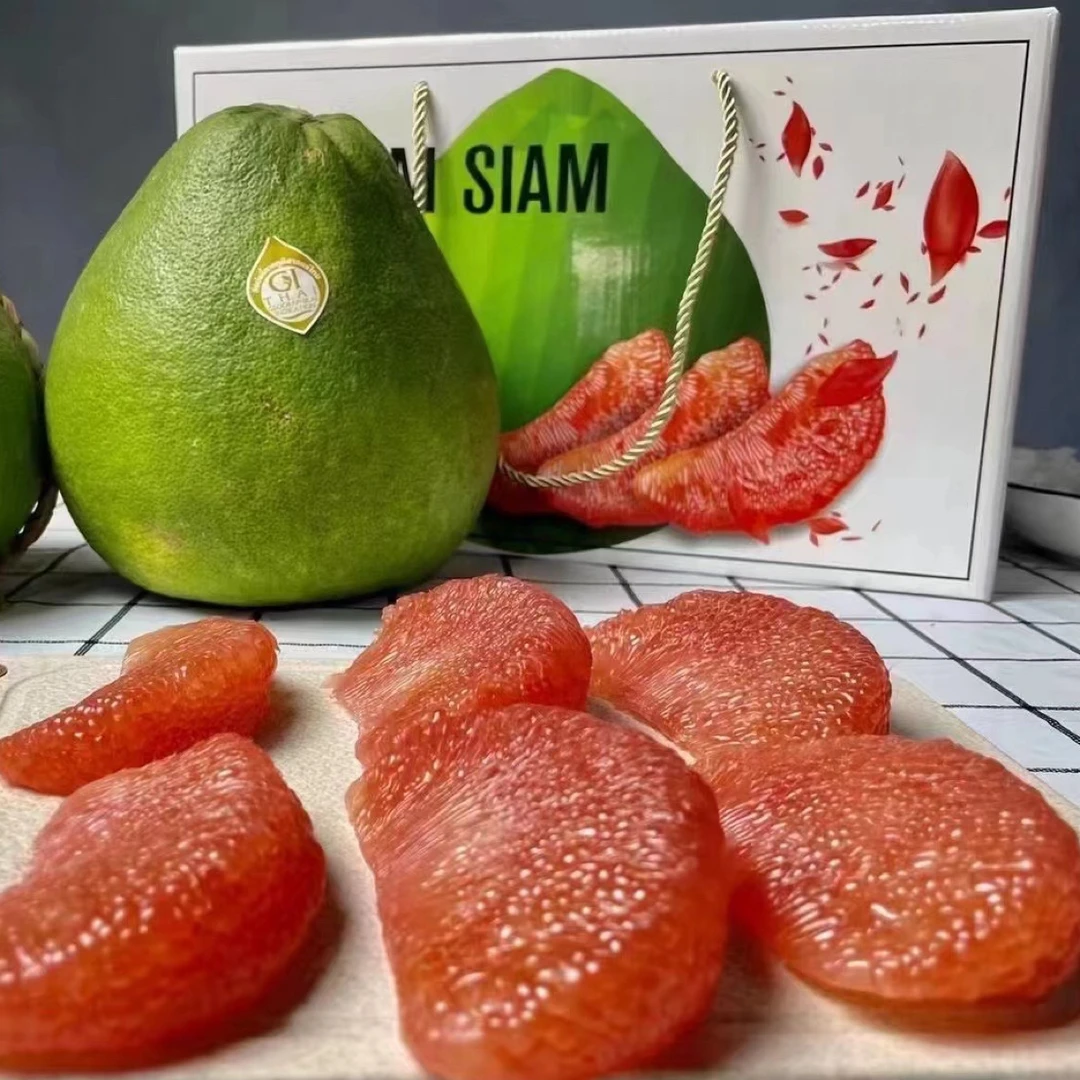 当季现货泰国红宝石柚子翡翠柚泰国青柚鲜嫩多汁1个装起顺丰发货