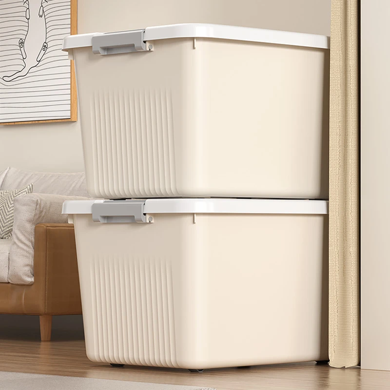 衣柜收纳箱玩具整理箱家用盒子箱子整理盒大容量防尘特大号收纳箱