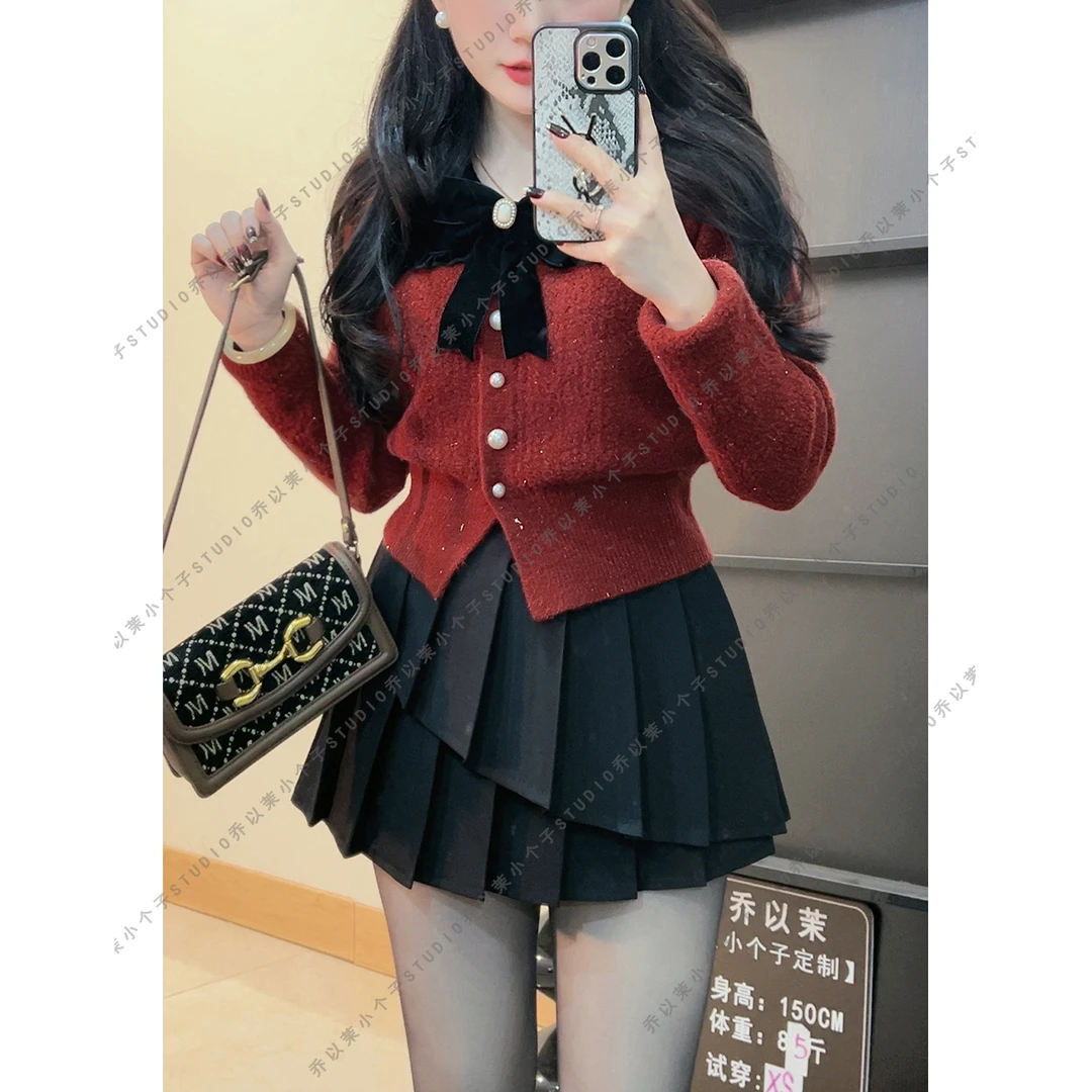 【QYM小个子定制】半身裙春秋夏季百褶裙短裙A字裙学院风辣妹纯欲女