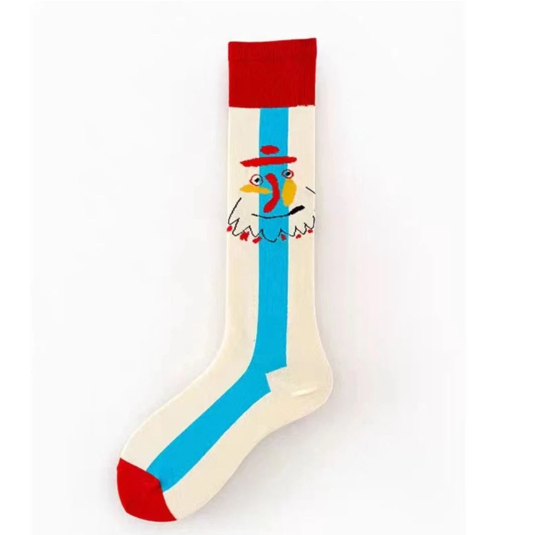 JY3WZ2350秋冬新款设计感时尚潮流男女同款中筒袜时髦百搭