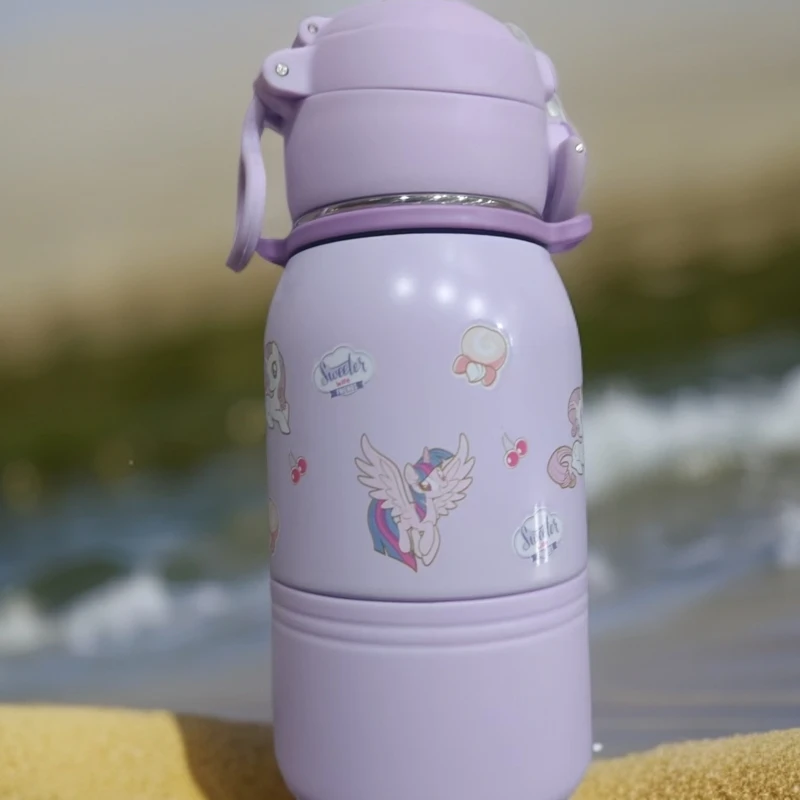 双饮卡通儿童保温杯