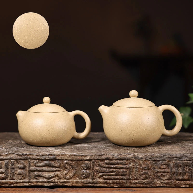 宜兴原矿本山绿泥精工半手工西施紫砂茶壶茶具150cc-21occ小容量