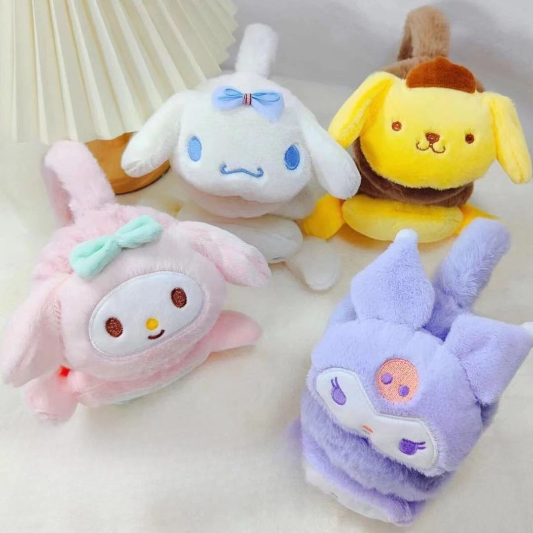 秋冬保暖耳罩三丽鸥卡通可爱冬季耳套耳暖耳包男女童学生防寒毛绒