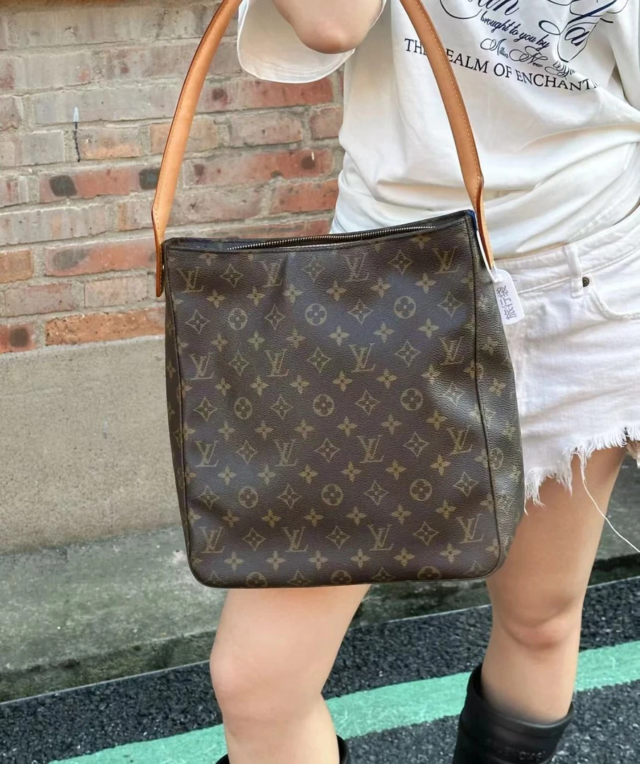 95新 LouisVuitton/路易威登 路易威登/大号looping托特包/