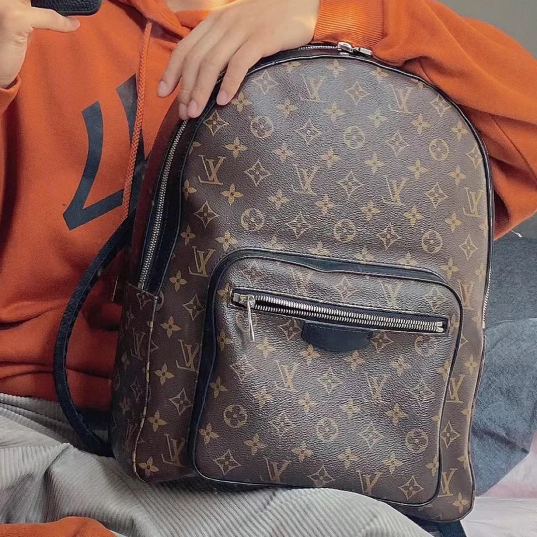 95新 LouisVuitton/路易威登 坚诚/路易威登老花josh双肩包/9699