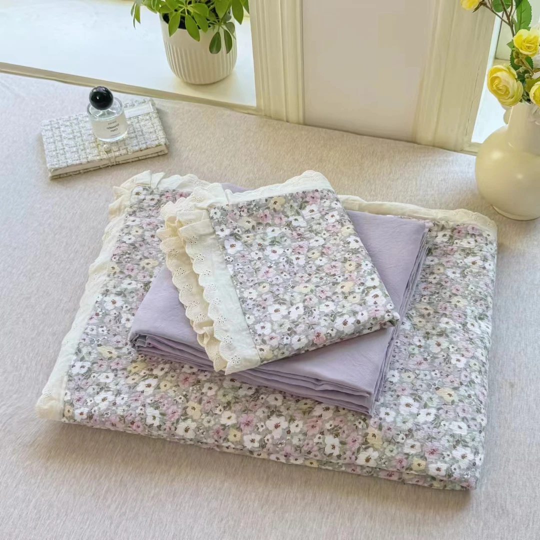 升级版（床单加厚）好看到不行的四件套-花知晓