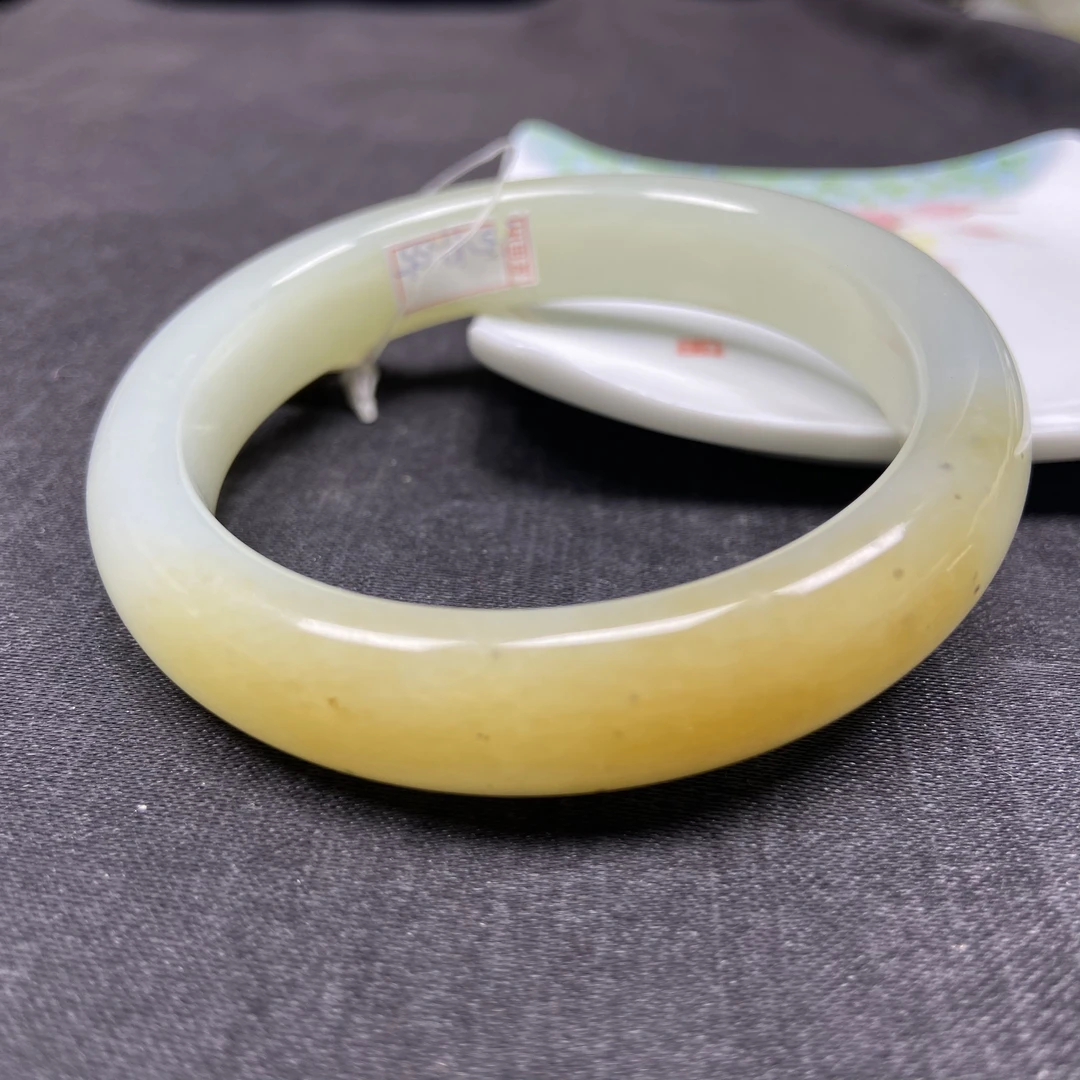 天然和田玉新疆且末糖青花5556圈油润细腻