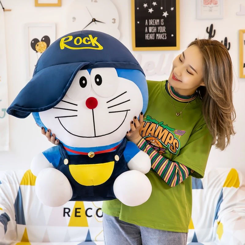哆啦A梦毛绒玩具叮当猫公仔机器猫玩偶布娃娃抱枕生日礼物送女生
