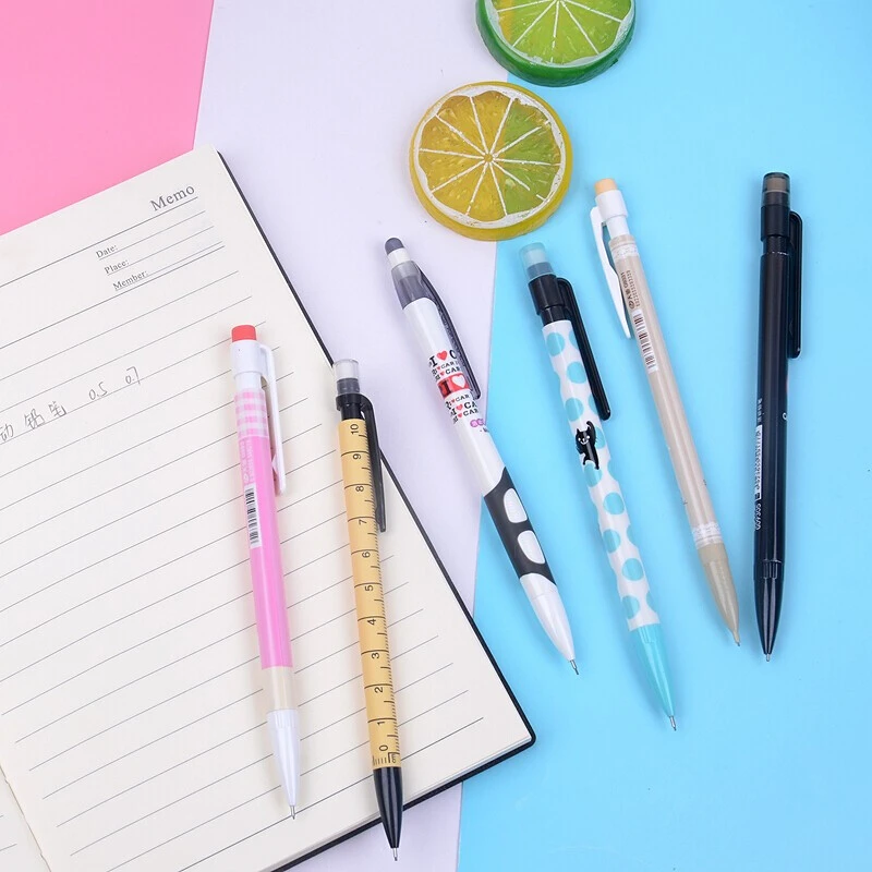 0.5MM卡通自动铅笔小学生学生创意可爱自动铅笔绘图绘画小清新