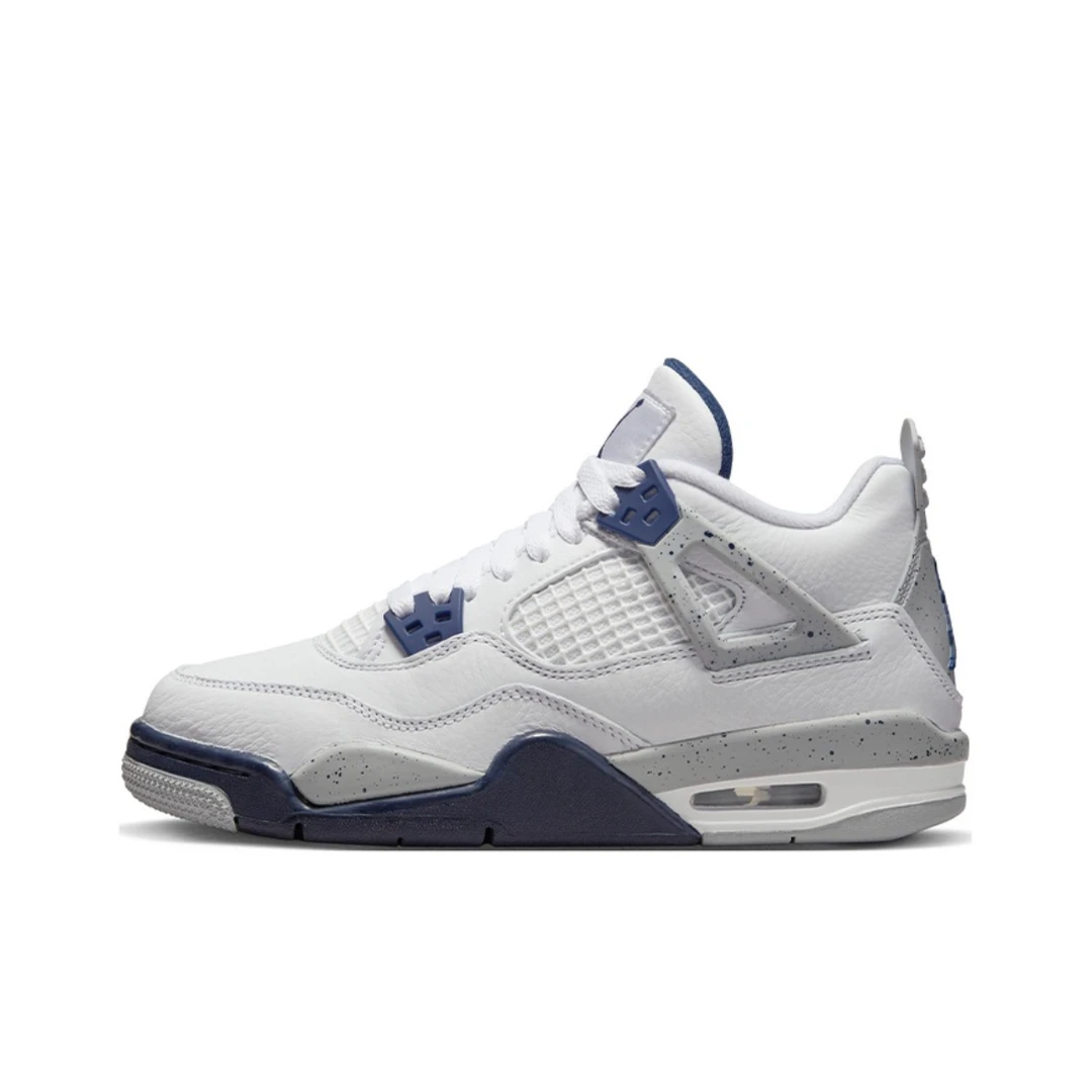 Air Jordan 4 AJ4 皮革 减震 防滑耐磨 复古篮球鞋 GS 408452-140