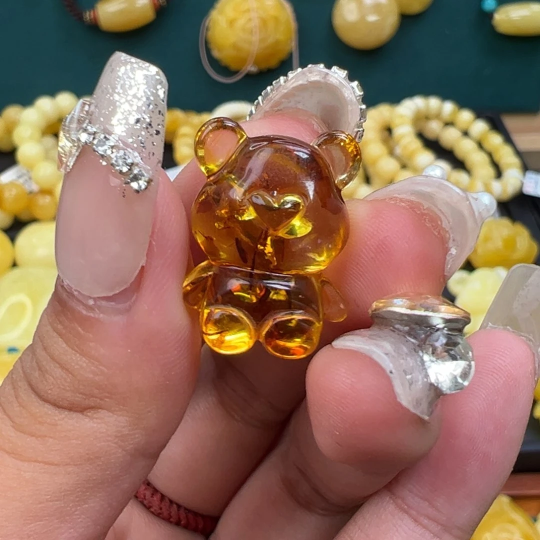 琥珀手链未镶嵌蜜蜡