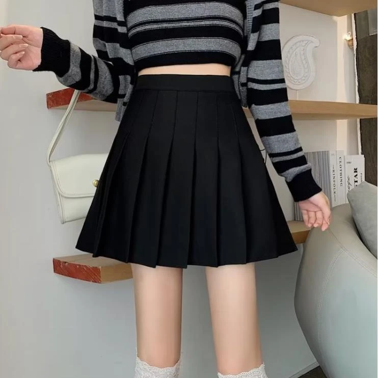 JJ1941专享大码胖MM秋冬裙子爆款半身裙配靴子A字短裙遮肚子半裙